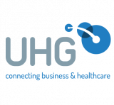 UHG UHG - connecting business and healthcare logo